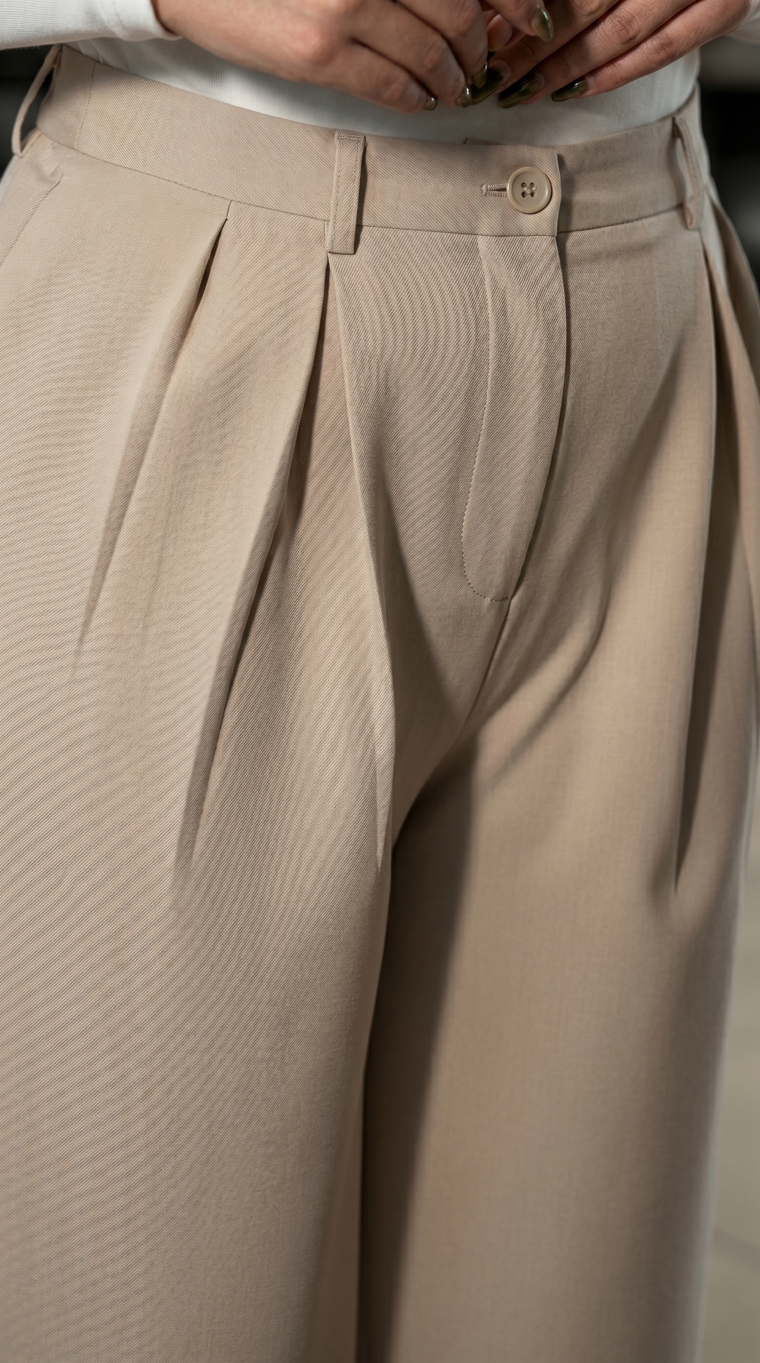 Pantalon Taille Haute Élégance